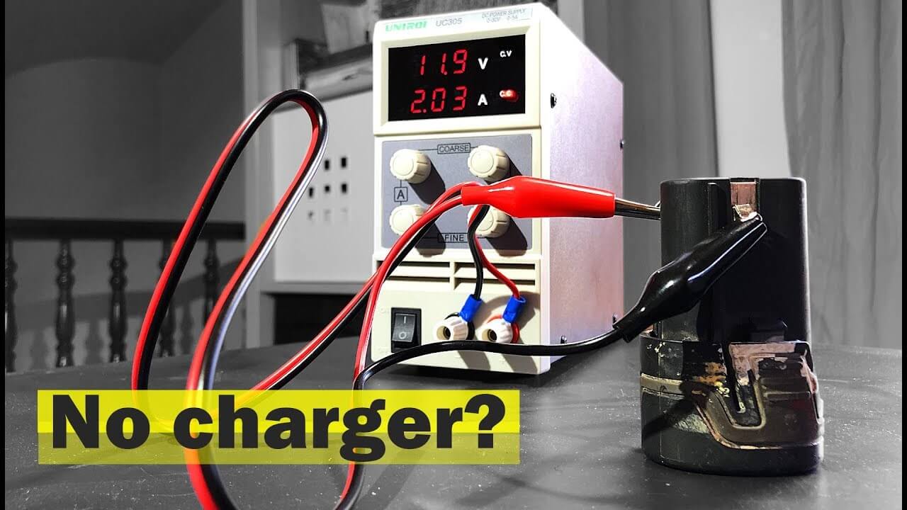 how to charge craftsman battery without charger