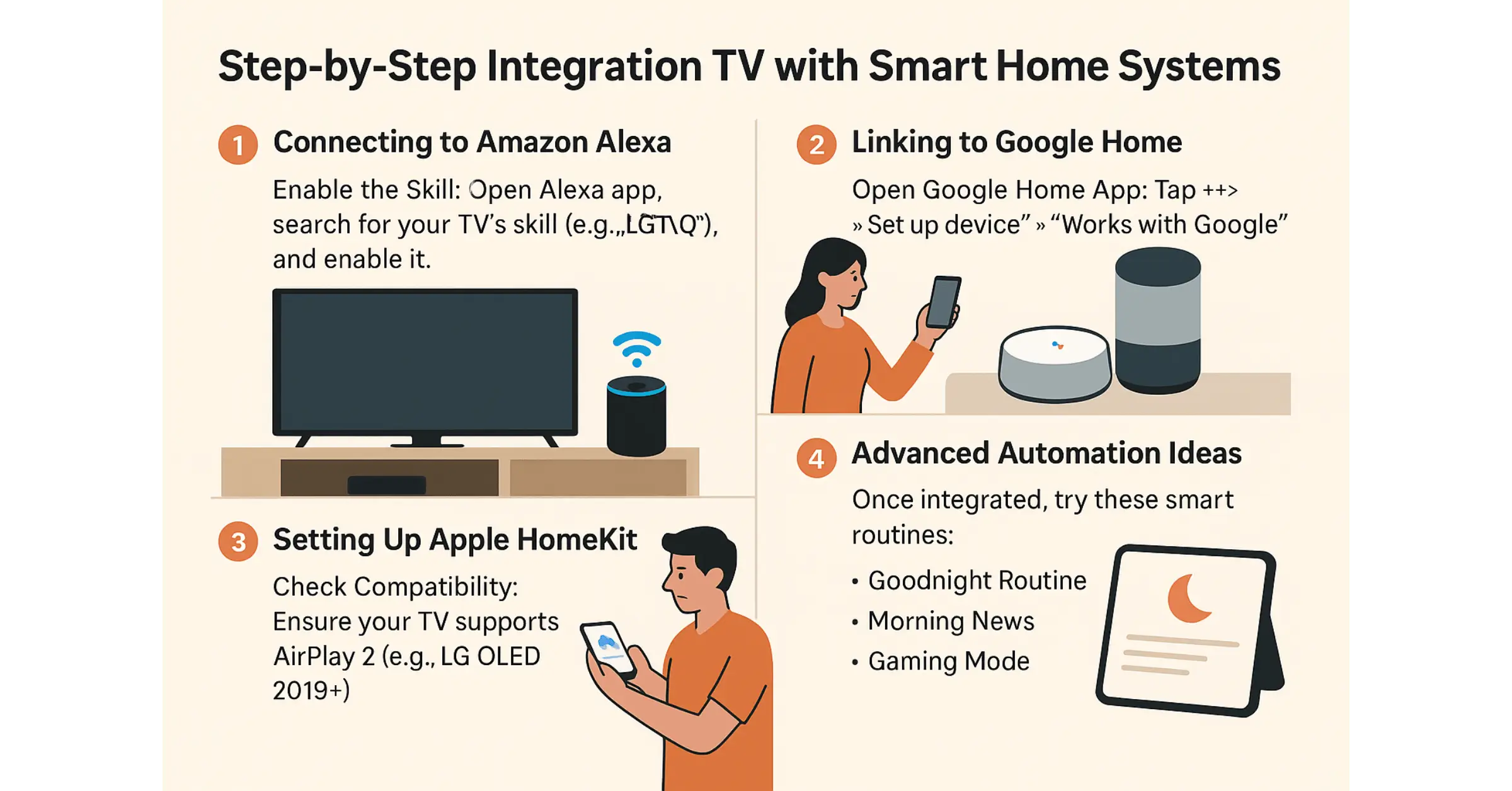 Step-by-Step Integration TV with Smart Home Systems